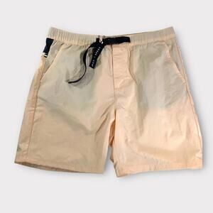 NWT Edgar + Ash Men's Swimming Board Shorts, Peach, Large
